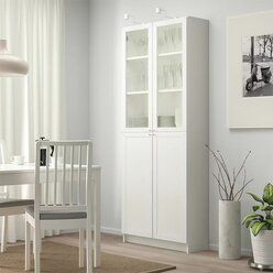 Стеллаж Билли 21 Белый икеа (IKEA), 80х30х202 см