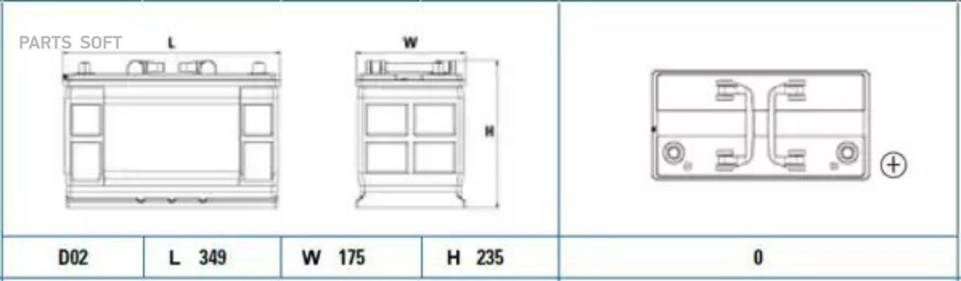 EXIDE EG1100 Аккумуятор EXIDE HEAVY Professional 12V 110Ah 750A 349x175x235 поярность 0 тип кеммы 1 BO