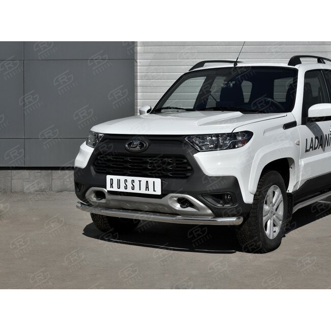 LADA NIVA TRAVEL 2021- Защита переднего бампера d63 секции LNTZ-003559 LNTZ-003559