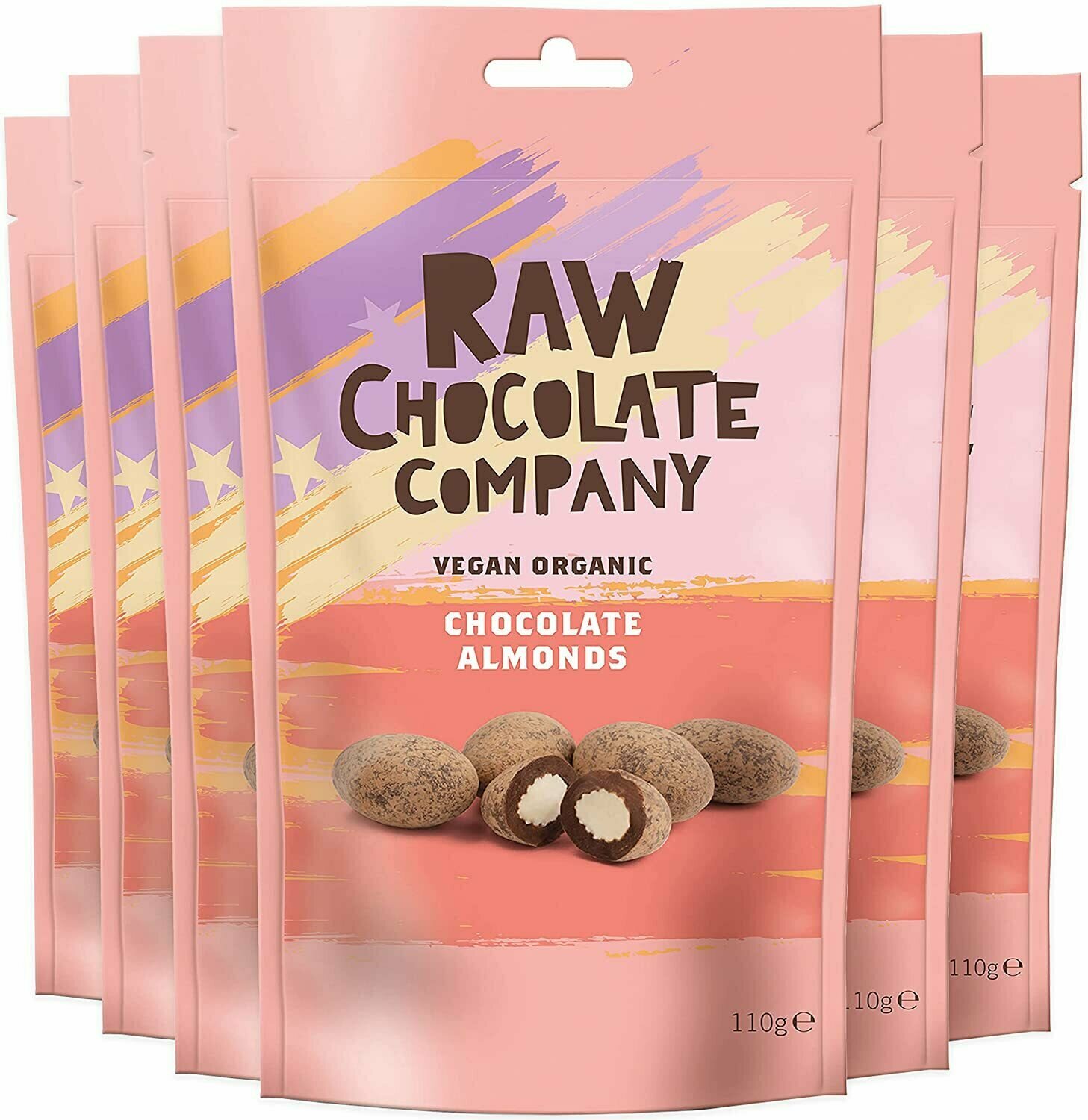 The Raw Chocolate Company Темный Веганский Шоколад с Миндалем - фотография № 1