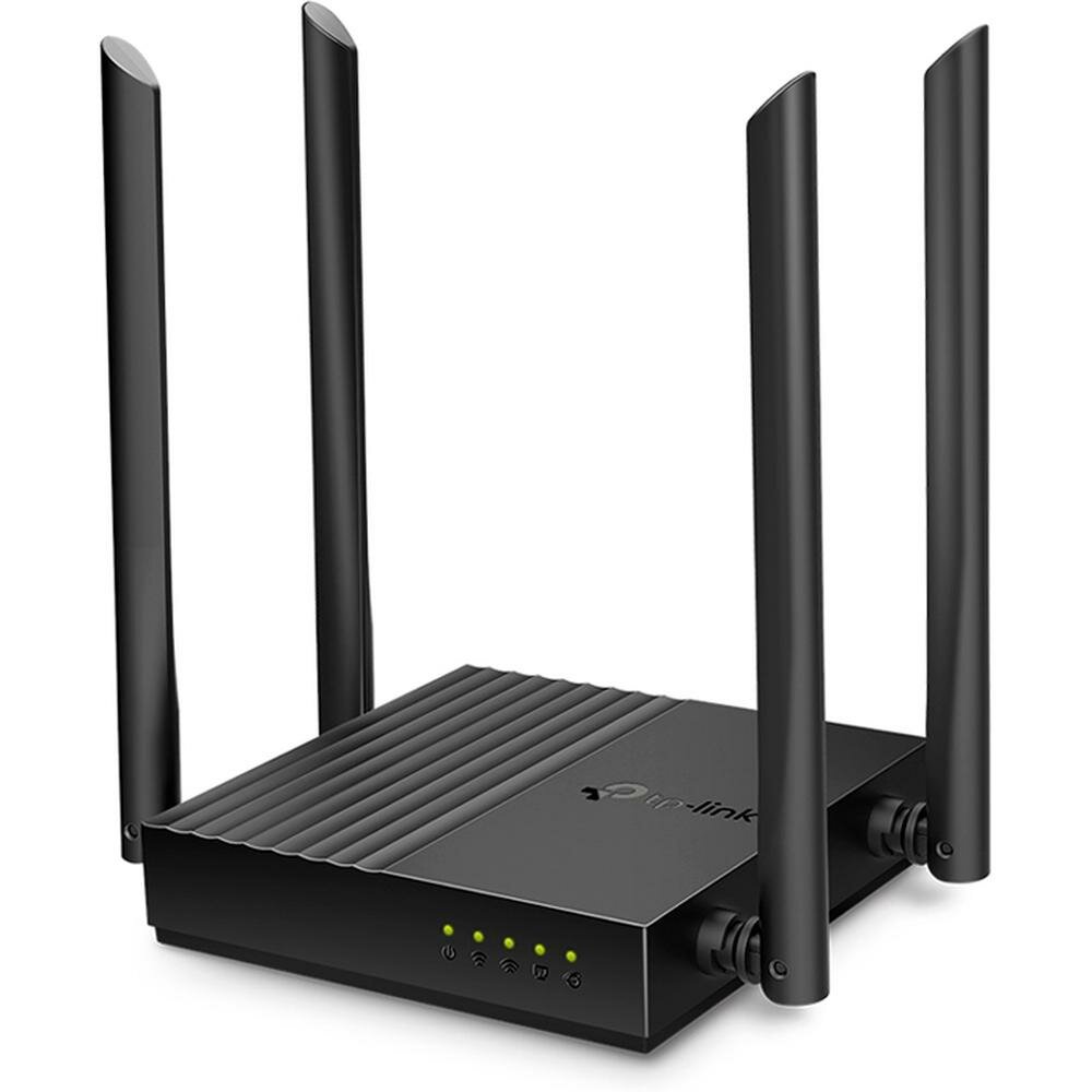 Беспроводной маршрутизатор TP-LINK Archer C64, 802.11ac, 1200(300+867) Мбит/с, 2.4ГГц и 5ГГц, 4xGbLAN