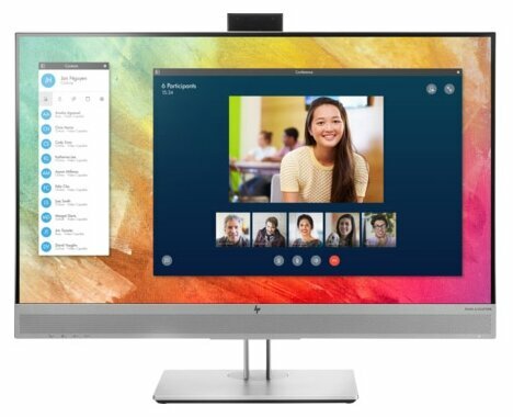 Монитор HP 27" EliteDisplay E273m серебристый IPS LED 5ms 16:9 Hdmi M/M Cam HAS Pivot 250cd 178гр/17 .