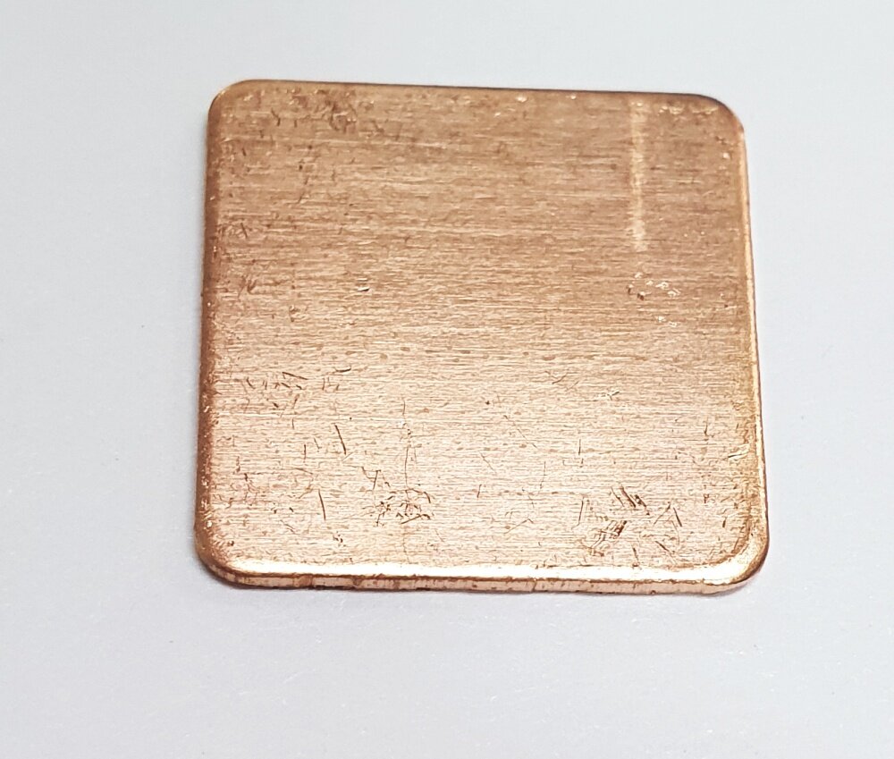 Термопрокладка CoolerA 20x20x0.8mm Медь