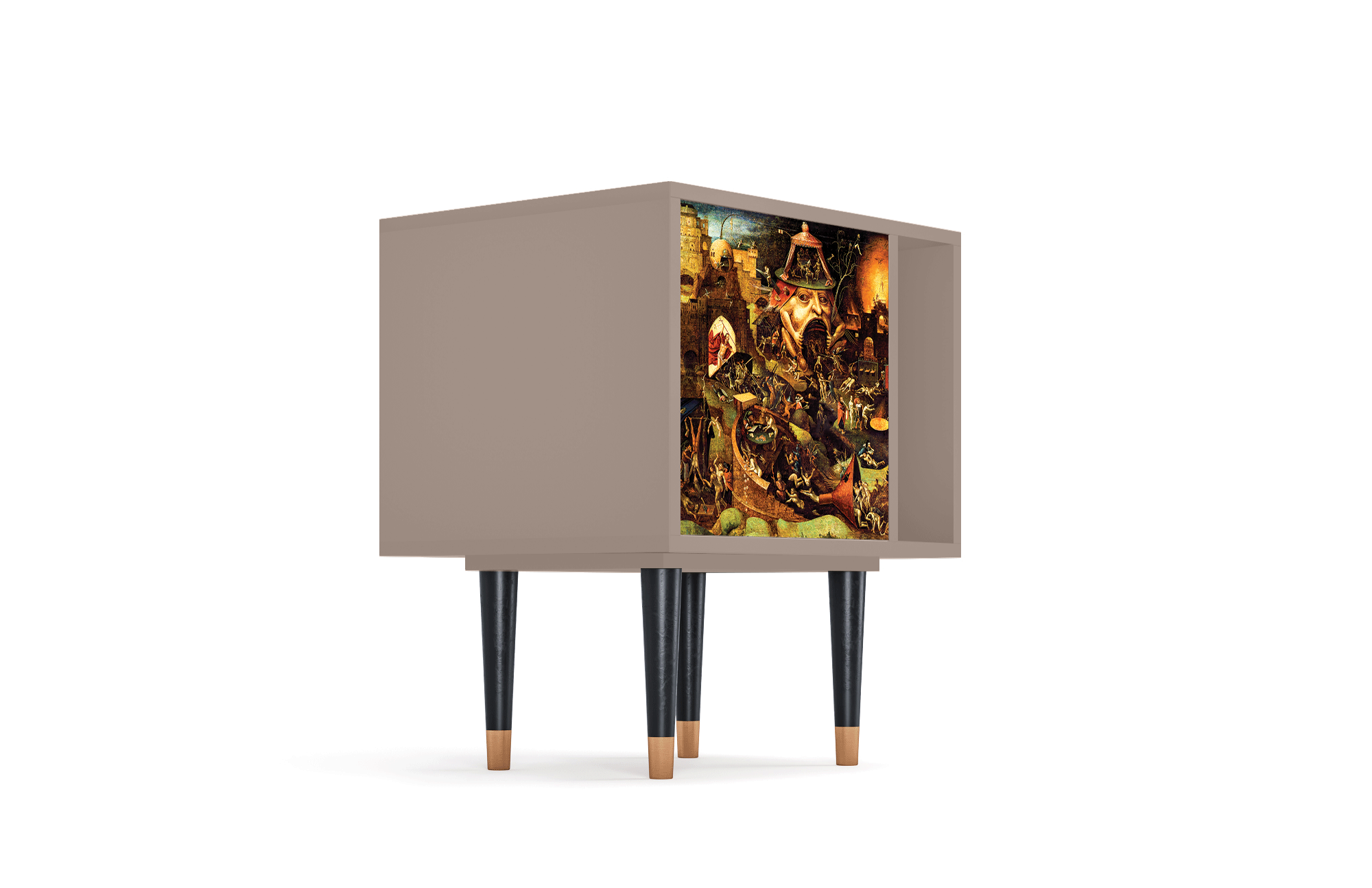 Прикроватная тумба - STORYZ - S2 Christ in Limbo by Hieronymus Bosch , 58 x 69 x 48 см, Бежевый - фотография № 4