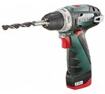 Аккумуляторный шуруповерт Metabo 12 V, кейс PowerMaxx BS METABO - изображение