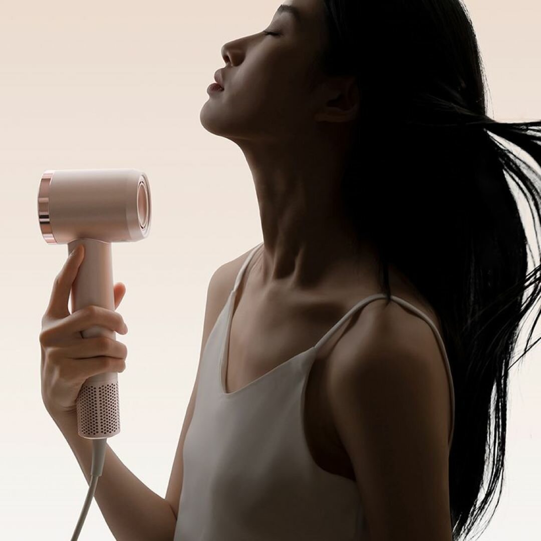 Высокоскоростной фен с отрицательными ионами DOCO High Speed Negative Ion Hair Dryer (Зеленый) CN - фотография № 4