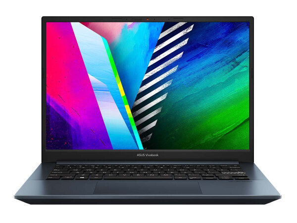 Ноутбук ASUS VivoBook Pro 14 M3401QA Ryzen 7 5800H 16Gb SSD 512Gb AMD Radeon Graphics 14 2.8K OLED Cam 63Вт*ч Win11 Синий M3401QA-KM099W 90NB0VZ2-M001P0