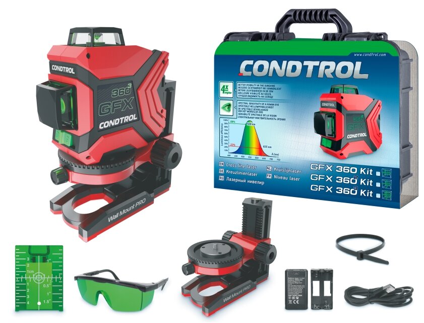 Нивелир Condtrol GFX360-3 Kit