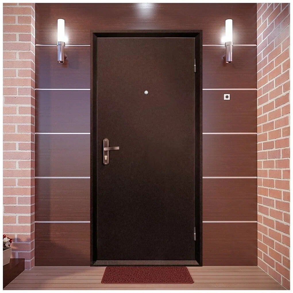 Дверь входная металлическая Профи PRO BMD Антик медный, 960*2050, правая - фотография № 1