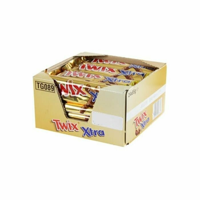 Twix Xtra набор шоколадных батончиков 74гр х 24 шт