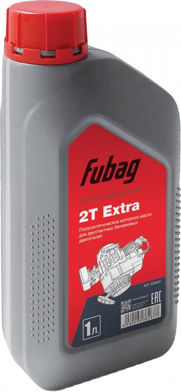 Масло полусинтетическое FUBAG 2Т Extra 2-х тактное 1 л