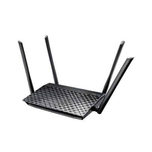 ASUS Беспроводной маршрутизатор ASUS RT-AC1200 90IG0550-BM3400, WiFi 867Мбит/сек. + 4 порта LAN 100Мбит/сек. + 1 порт WAN 100Мбит/сек. + 1 порт USB2.0 (ret)