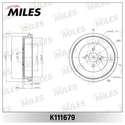   TOYOTA COROLLA/AURIS K111679 MILES K111679