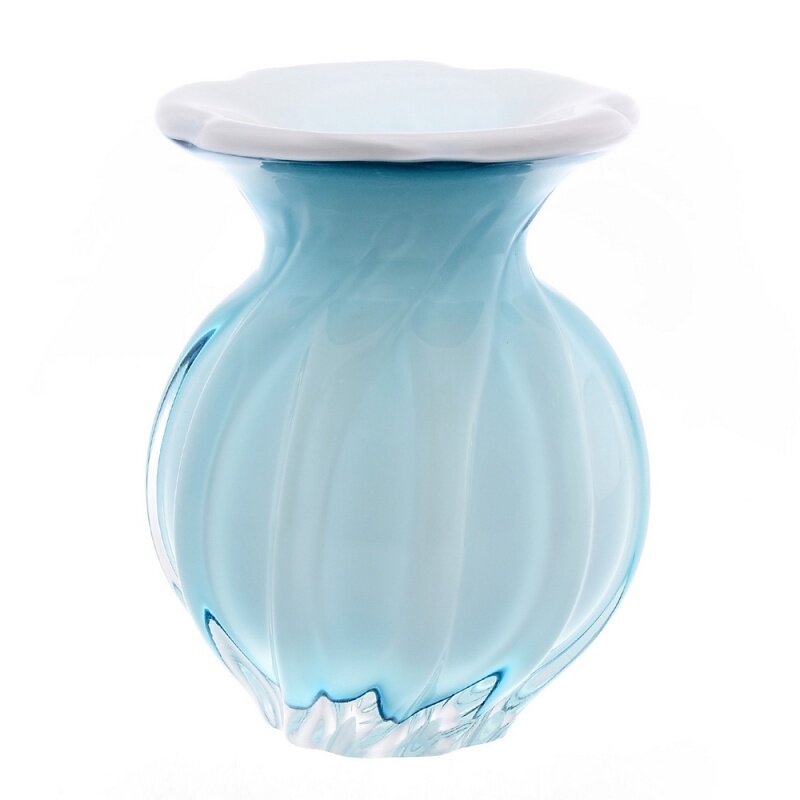 фото Ваза 22 см Egermann голубой