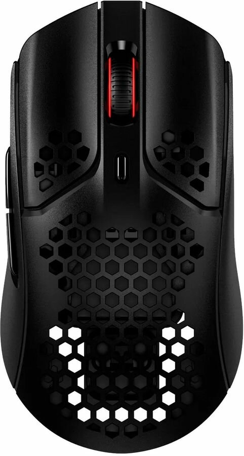 Мышь HYPERX Pulsefire Haste Wireless, игровая, оптическая, проводная, USB, черный [4p5d7aa]