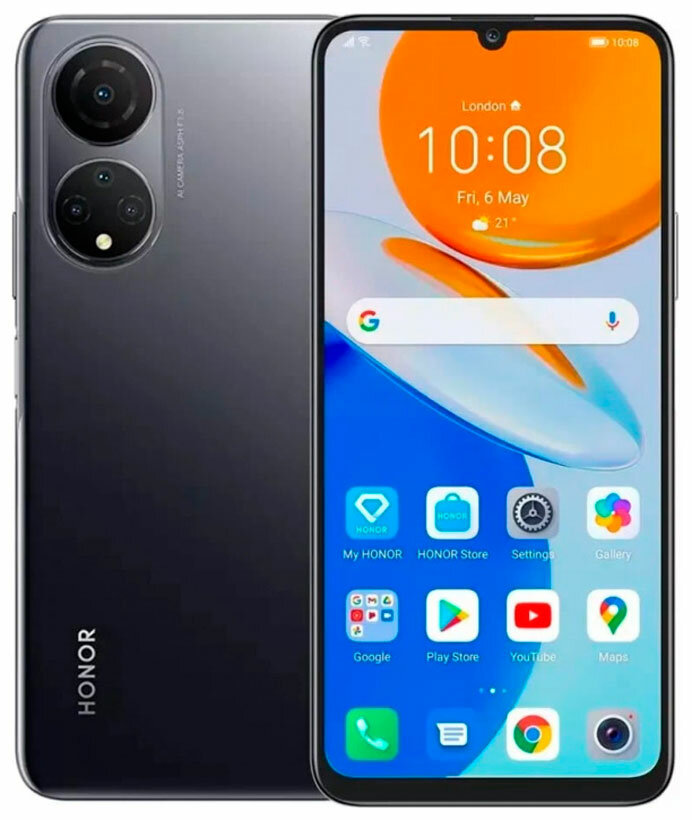 Смартфон Honor X7 4/128 Midnight black CMA-LX1