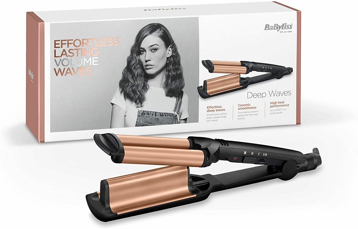 Стайлер для укладки волос BaByliss Deep Waves - фотография № 2