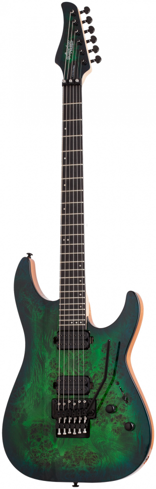 Schecter C-6 PRO FR AQB Гитара электрическая шестиструнная