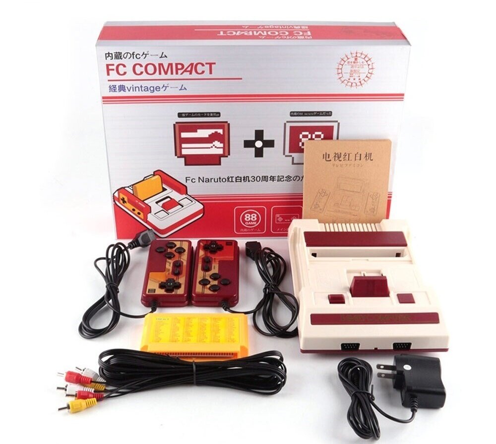 Игровая приставка 8bit NES FC Compact + 620 топовых игр