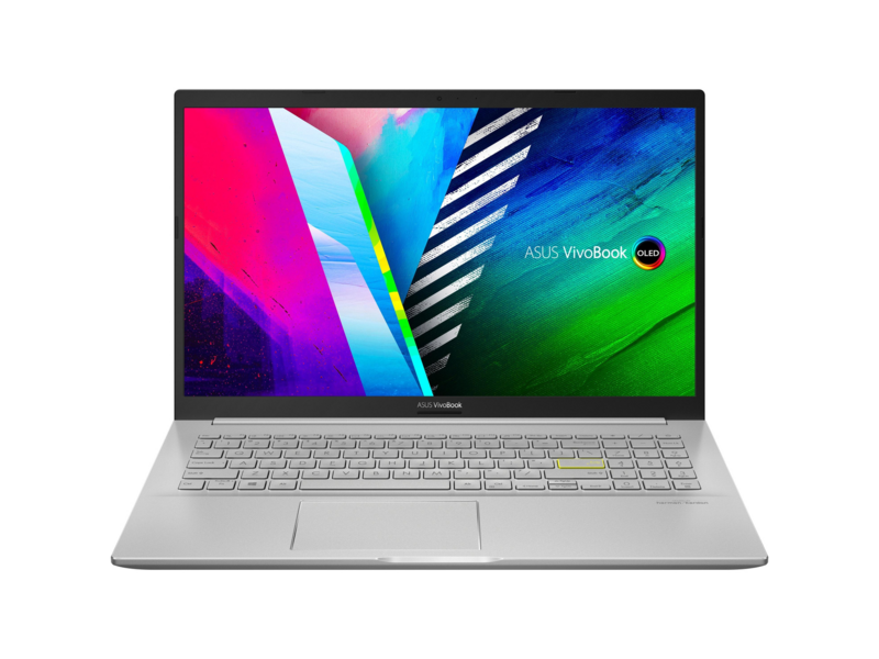 Ноутбук ноутбук/ K513EA-L11994W 15.6"(1920x1080 OLED)/Intel Core i5 1135G7(2.4Ghz)/8192Mb/512PCISSDGb/noDVD/Int:Intel Iris Xe Graphics/Cam/BT/WiFi/war 1y/1.8kg/Transparent Silver/W11