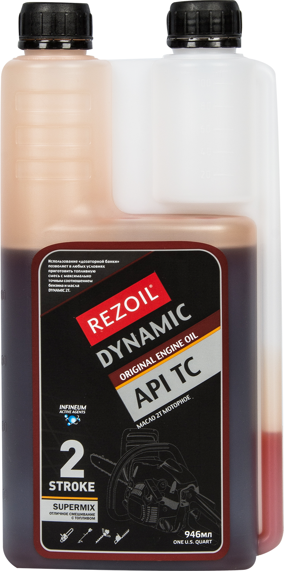 Масло моторное 2Т Rezoil Dynamic минеральное 1 л