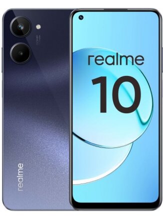 Мобильный телефон Realme 10 4/128 ГБ RU, черный