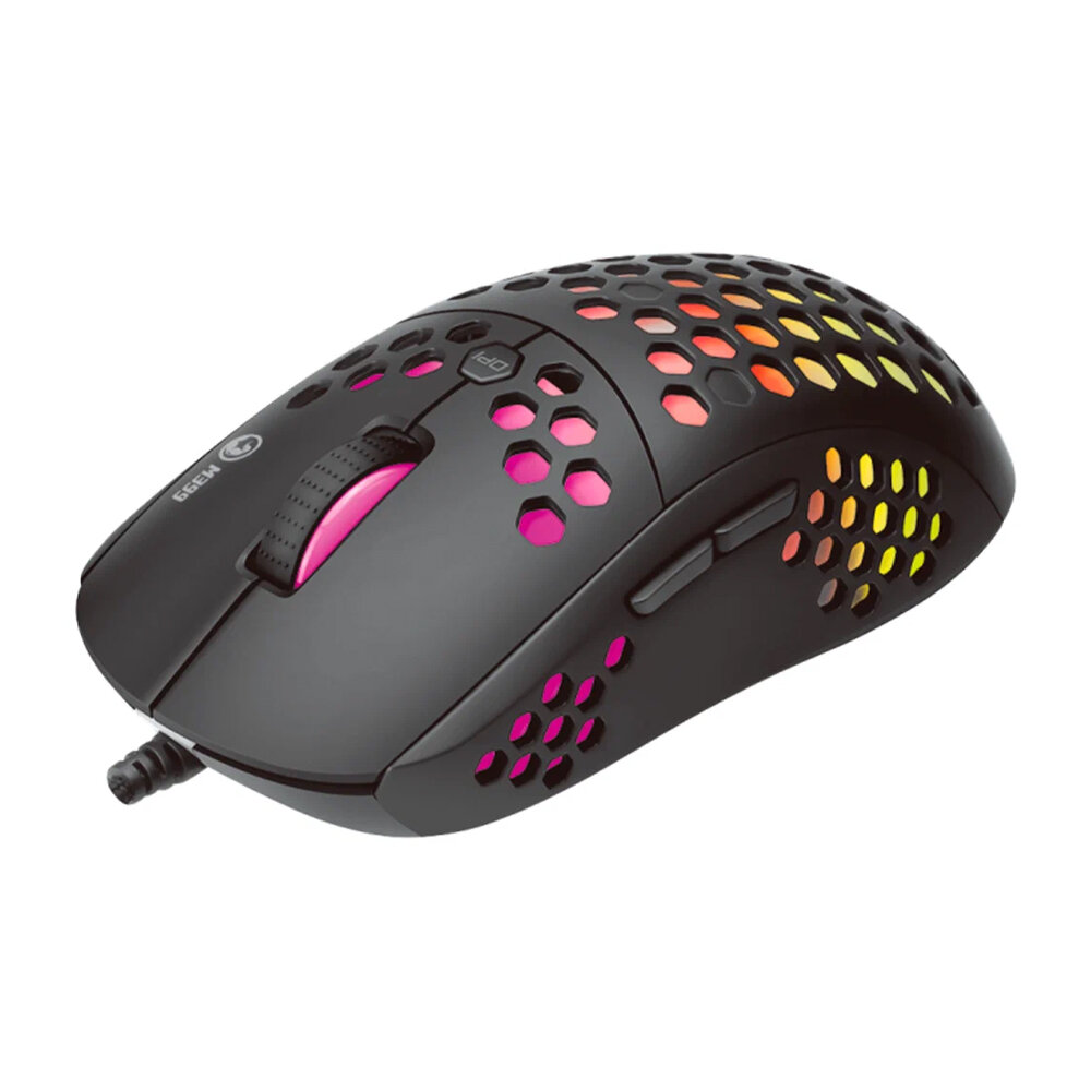 Мышь проводная Marvo M399 gaming mouse с подсветкой RGB