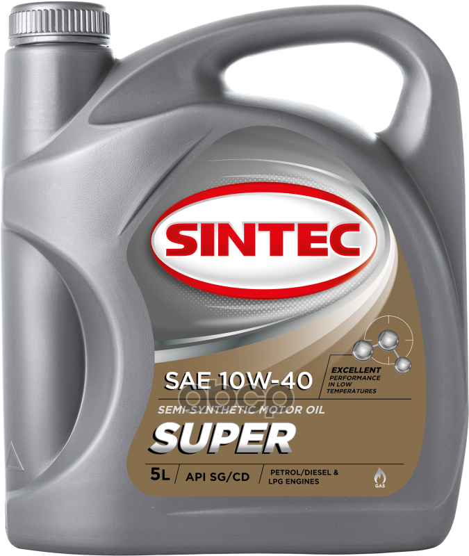 SINTEC Sintec Super Sae 10w-40 Api Sg/Cd (5л)