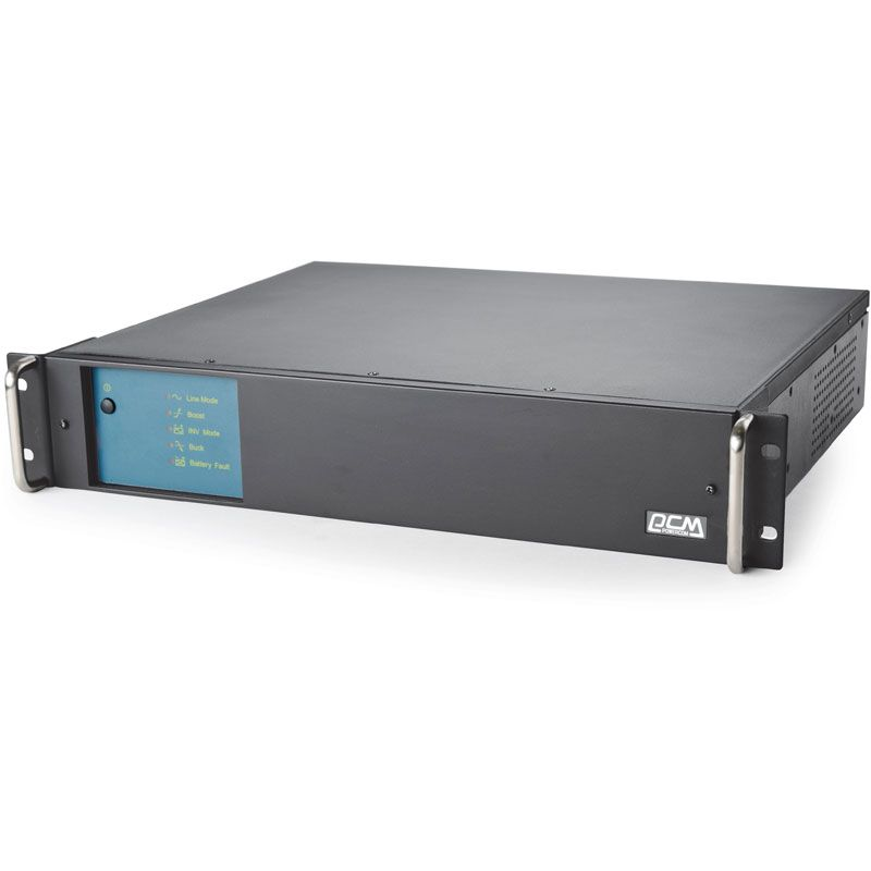    Powercom King Pro RM, Line-Interactive, 1000VA/800W, Rack mount 1U, 5*IEC320-C13 (1 surge & 4 ba