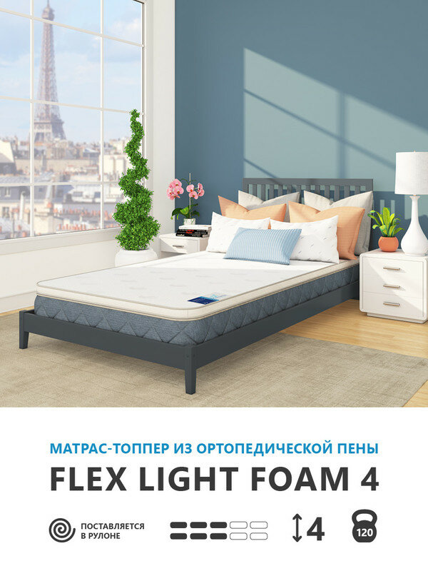 Беспружинный матрас Corretto Roll Flex Light Foam 4 75х210 см