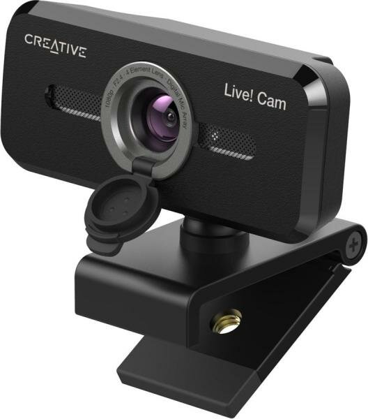 Камера Web Creative Live! Cam SYNC 1080P V2 черный 2Mpix (1920x1080) USB20 с микрофоном