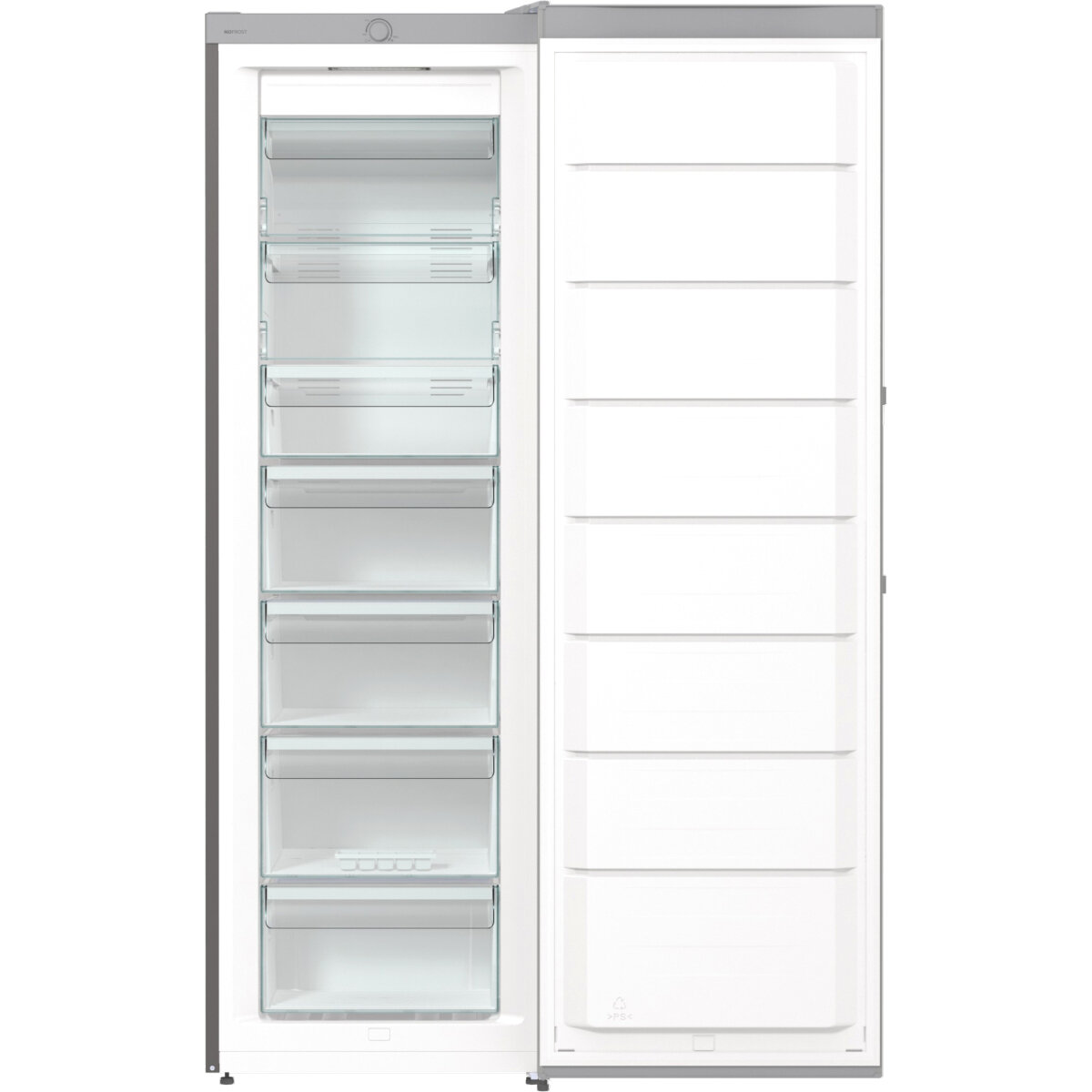 Холодильник/ Морозильный шкаф, Климатический класс: SN, N, ST, T, Класс энергопотребления: A+, 1 компрессор, Общий объем 280 л, Серебристый металлик - фотография № 4