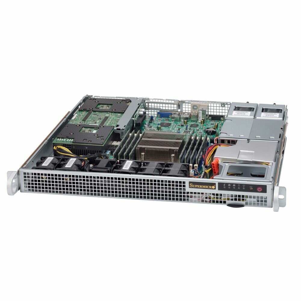 SuperMicro CSE-514-R407W 1U SC514 Redundant Platinum 400W PWS Chassis CSE-514-R407W