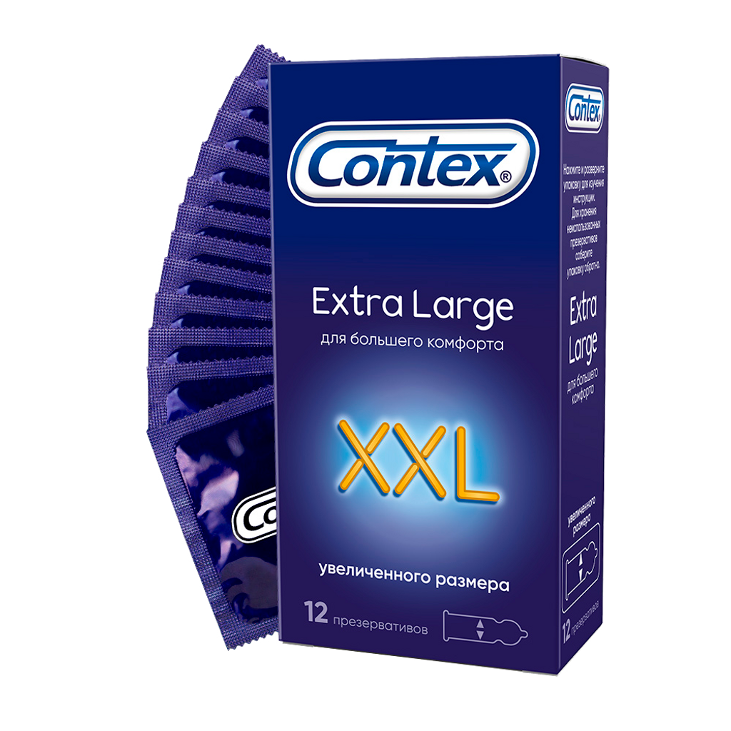 Презервативы Contex Extra Large увеличенного р.а 12 шт