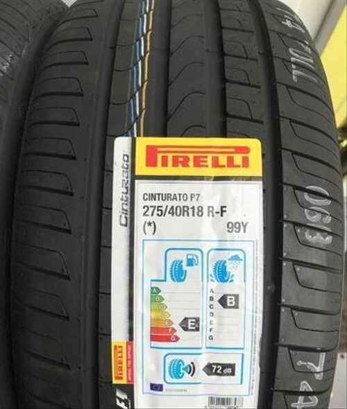 Pirelli Cinturato P7 275/40 R18 99Y  2021 . . BMW 5 G30 RUNFLAT