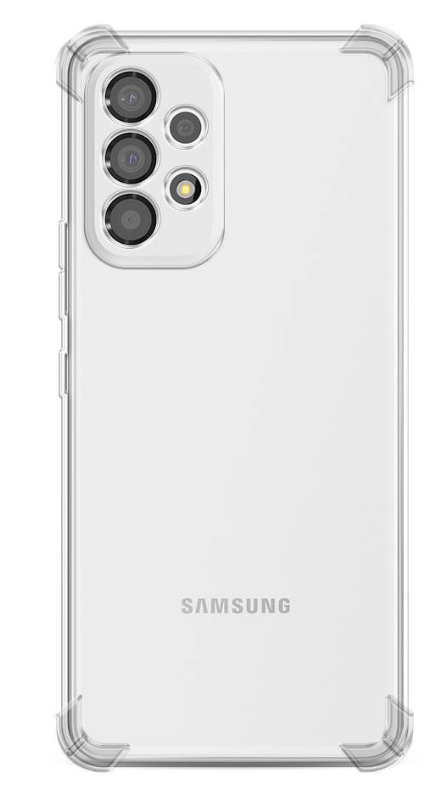 Чехол силиконовый для Samsung Galaxy A53 (5G), микс, усиленные края, прозрачный