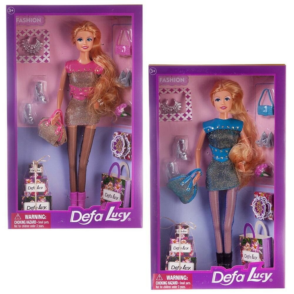 Кукла Defa Lucy Модная девушка 29 см в наборе с аксессуарами, 1 шт.