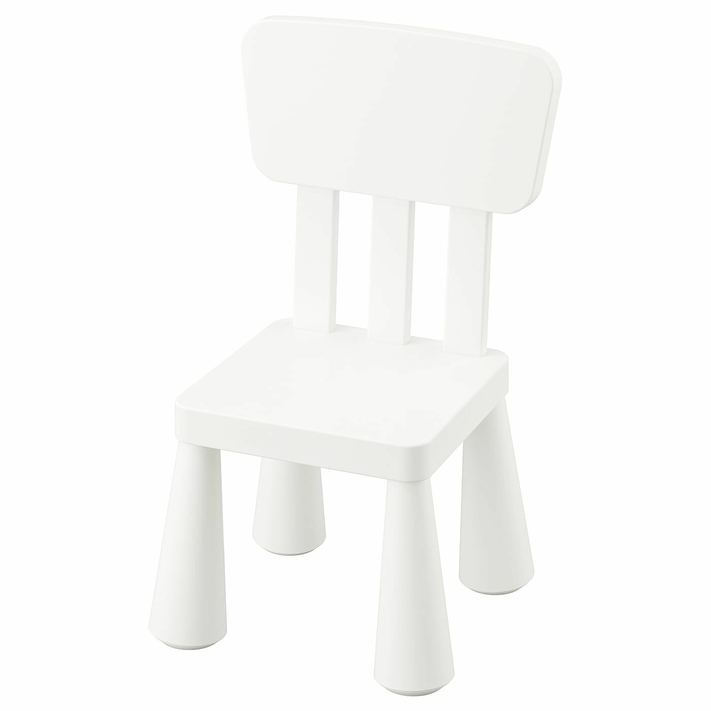 MAMMUT Детский стул д/дома/улицы/белый IKEA 403.653.71 - фотография № 1