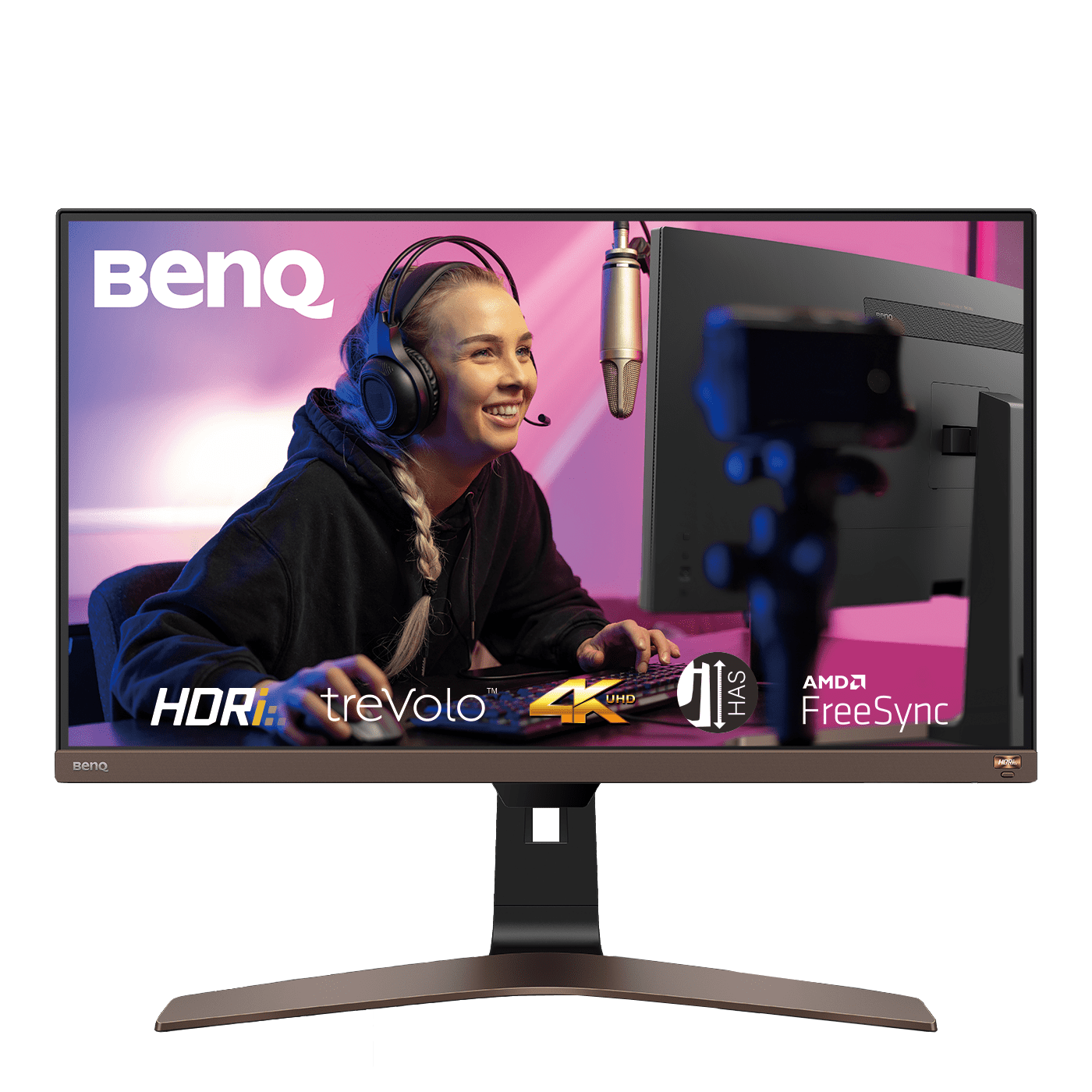 BenQ Монитор LCD 28'' 16:9 3840x2160(UHD 4K) IPS, 60 Гц, 300cd/m2, H178°/V178°, 1000:1, 20М:1, 1,07 миллиардов цветов, 5ms, 2xHDMI, DP, Height adj, Swivel, Speakers, Black