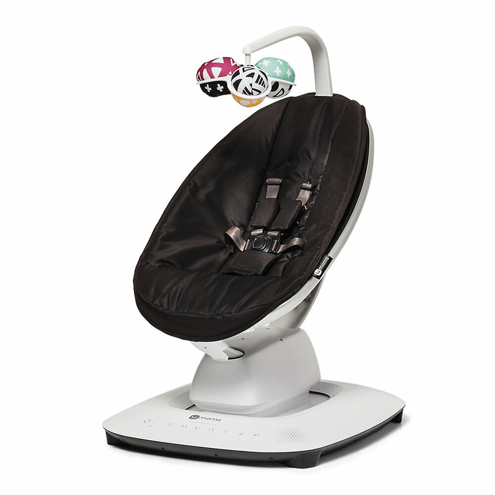 Электронные качели-шезлонг 4moms mamaRoo New, Black Classic