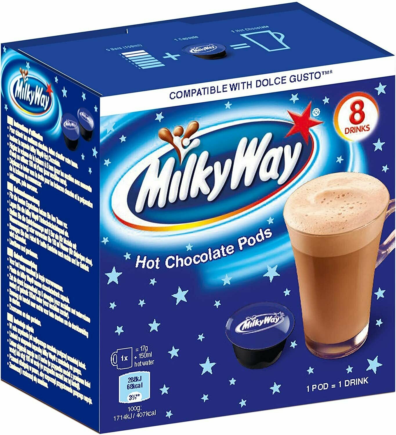 MilkyWay Горячий шоколад 40 капсул - фотография № 2