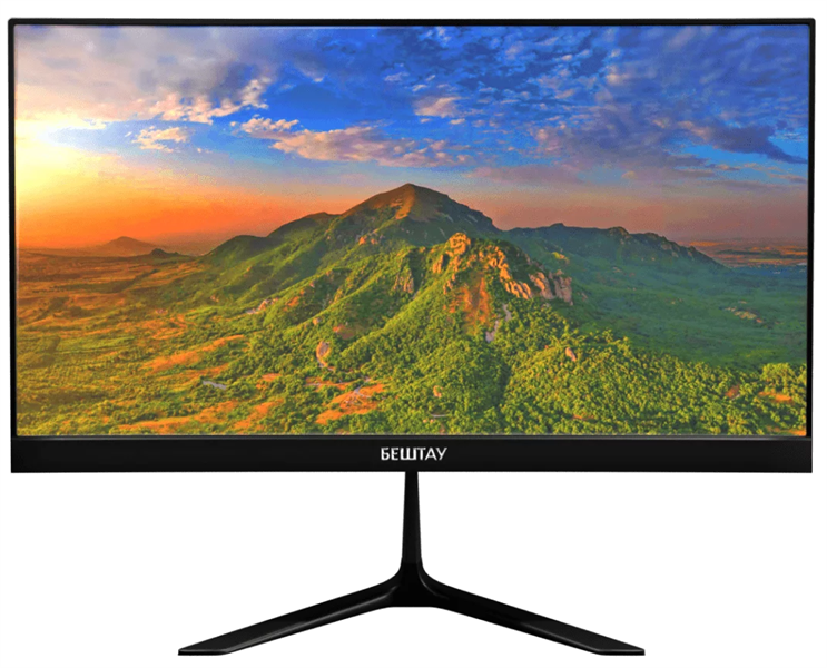 Бештау Монитор 23,8" бештау M24FHD/LCD 1920x1080 60/75Hz IPS LED 16:9 5ms VGA HDMI DP 1000:1 178/178 250cd Регулировка наклона, Встроенные динамики ,Чёрный VESA 100*100(75*75)минпромторг (МПТ)