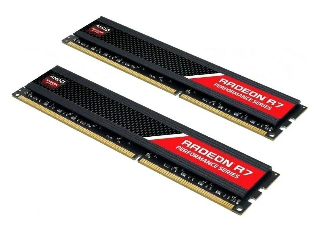 Оперативная память AMD Radeon R7 Performance 32 ГБ (16 ГБ x 2) DDR4 2666МГц DIMM CL16 R7S432G2606U2K