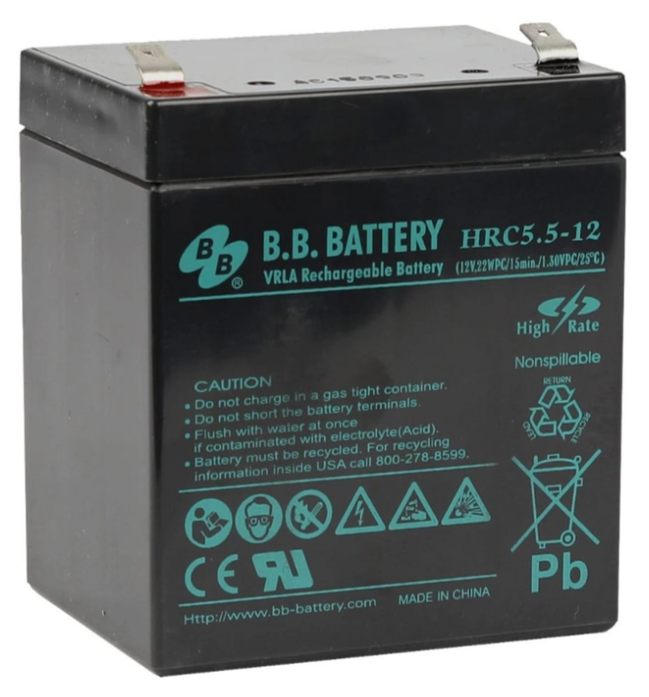Аккумулятор для ИБП BB Battery HRC 5.5-12