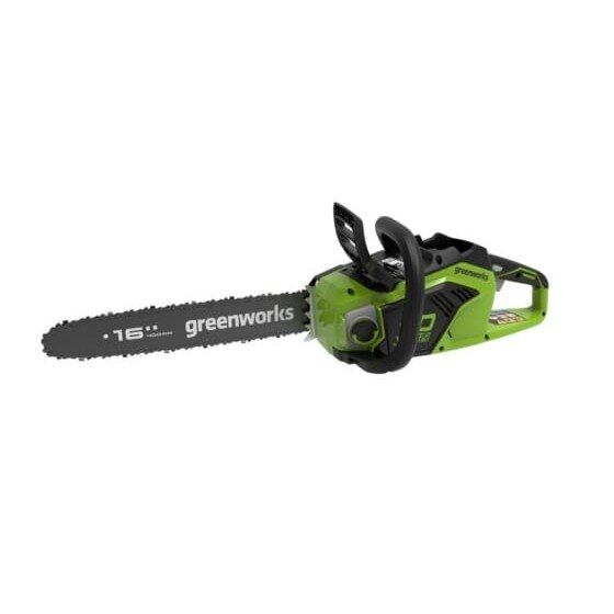 GREENWORKS Пила Greenworks Цепная аккумуляторная GreenWorks GD40CS18, 40V, 40 см, бесщеточная, до 1,8 КВТ, с АКБ 2АЧ и ЗУ 2005807UA