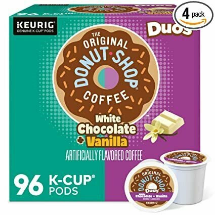 Одноразовые капсулы Keurig K Cup, ароматизированный кофе, белый шоколад + ваниль, 24 шт. - фотография № 1