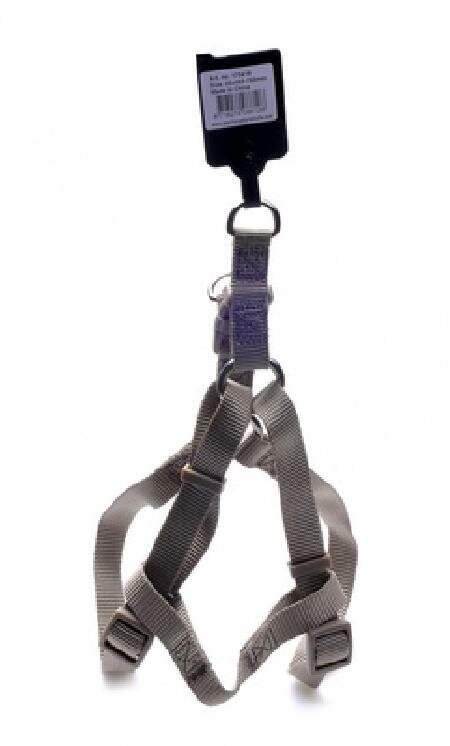 Papillon ВВА Нейлоновая шлейка 20мм-46-75см серый (Nylon harness 20 mm x 46 - 75 cm colour grey) 170419 0,1 кг 18555.20 (1 шт)