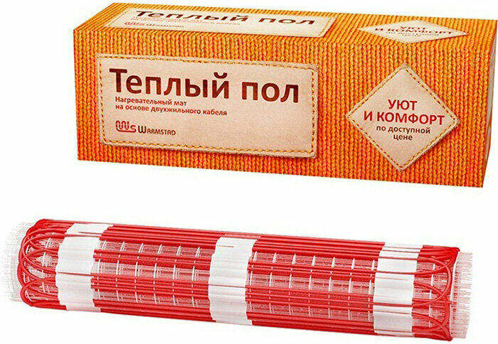 TEPLOLUXE Warmstad теплый пол мат нагревательный 485 Вт/3,2 кв.м