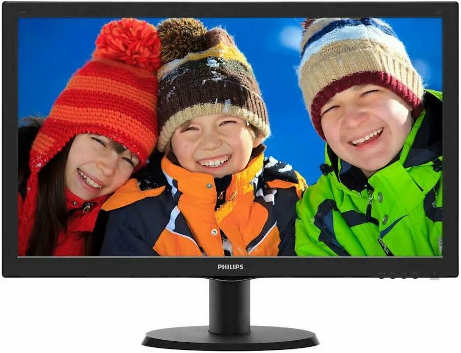 Монитор Philips 243V5QSBA/01 23.6", черный