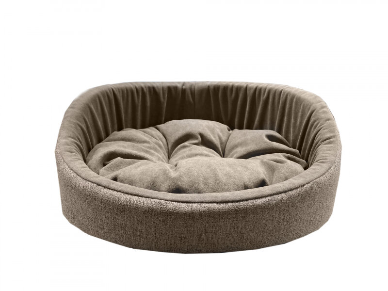 HOMEPET Жаккард Rosy grey №2 49 см х 43 см х 17 см диванчик розово-серый для домашних животных , 82832 (1 шт)